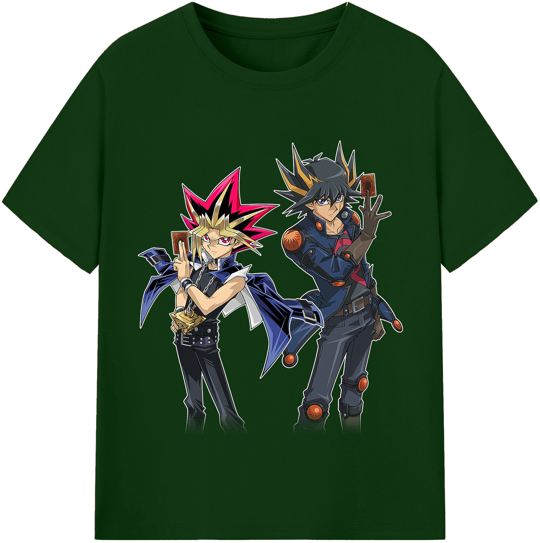（画像用） 遊☆戯☆王 Yu-Gi-Oh! 綿100％半袖Tシャツ（フロントプリント）